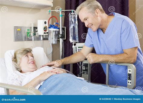 Doctor Checking Up On Patient Stock Photo Image Of Expertise Hair