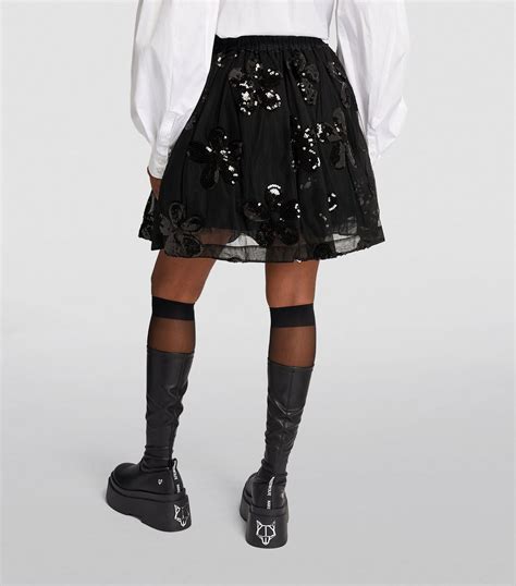 Simone Rocha Embellished Tulle Mini Skirt Harrods Mr