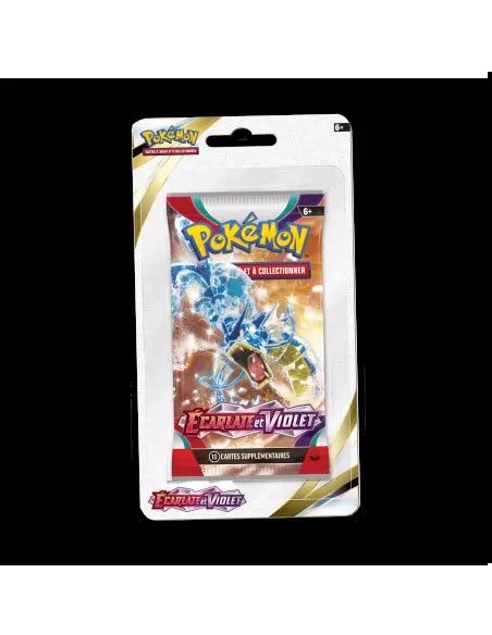 Pokemon Booster Sous Blister Pokemon Ecarlate Et Violet 01 FR Boost