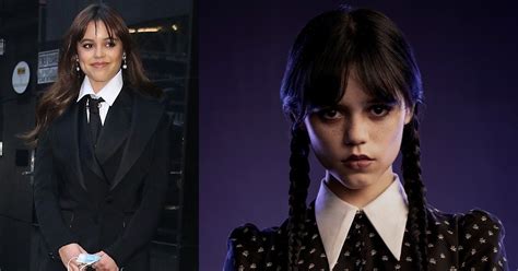 Jenna Ortega Channels Wednesday Addams To Promote New Netflix Series