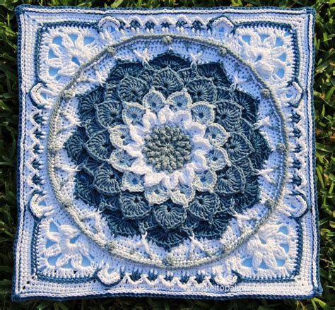 Stunning Crochet Mandala Squares Crochetmandalapattern In 2020