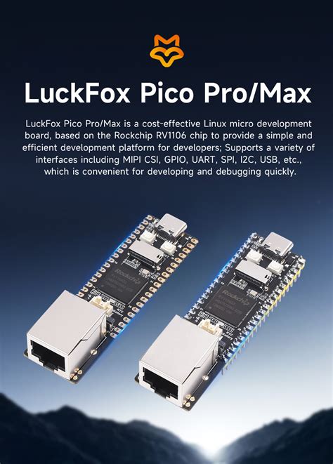 Luckfox Pico Pro Max Rv Linux Micro Development Board