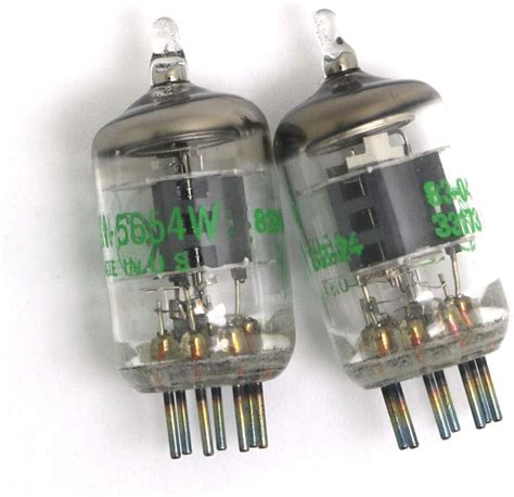 Dollatek Matched Pair 7 Pin Ge Jan 5654w Vacuum Tubes Upgrade For 6ak5 6j1 6gb 01