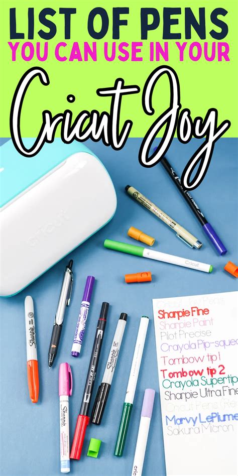 Best tips for using pens with your Cricut. Cricut Joy pens. How to use ...