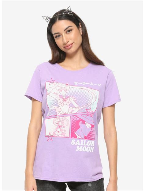 Sailor Moon Pastel Panels Girls T Shirt Hot Topic