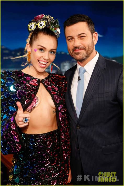 Full Sized Photo Of Miley Cyrus Naked Jimmy Kimmel Live Miley
