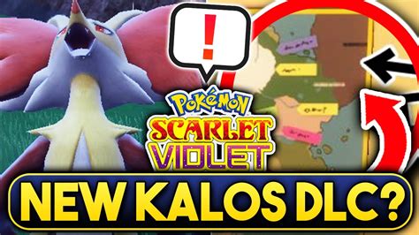 NEW KALOS DLC IN POKEMON SCARLET VIOLET ALL GEN 6 HINTS Pokemon