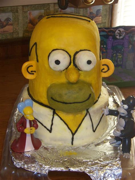 Homer Simpson Cake - CakeCentral.com