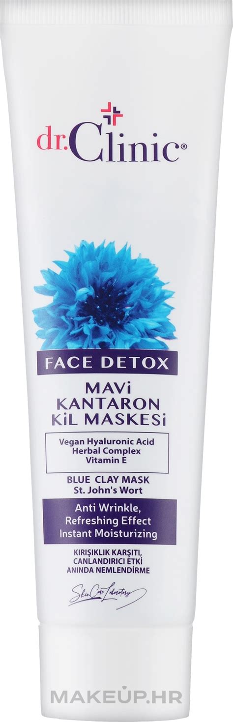 Glinena Maska Za Lice S Ekstraktom Različka Dr Clinic Blue Clay Mask