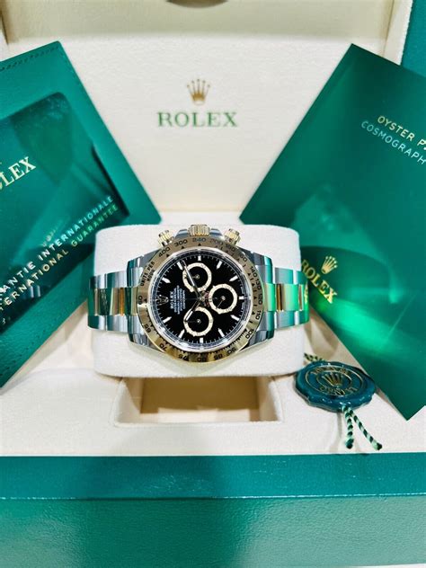 Rolex 126503 Daytona Cosmograph 40mm 18k Yellow Gold Steel Black Dial