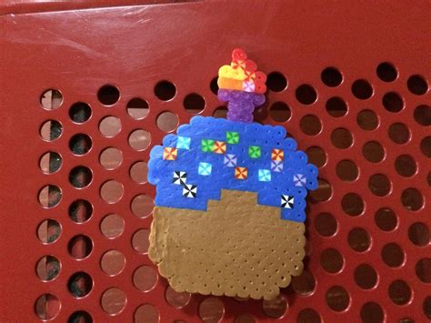 perler bead cake by wolfyloveanime on DeviantArt