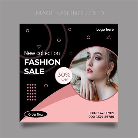 Premium Vector Fashion Sale Social Media Post Design