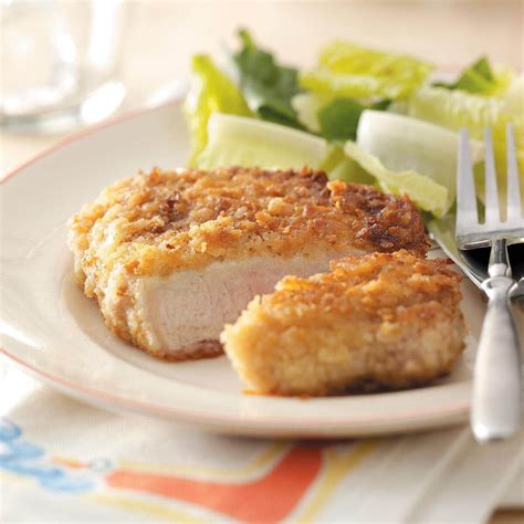 breaded pork chops taste  home
