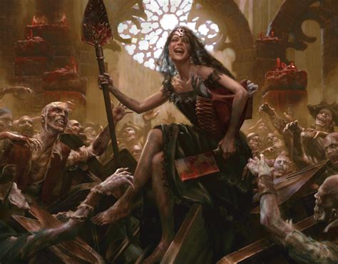 Gisa Glorious Resurrector Mtg Art From Innistrad Midnight Hunt Set By