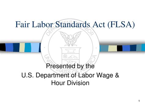 Ppt Fair Labor Standards Act Flsa Powerpoint Presentation Free