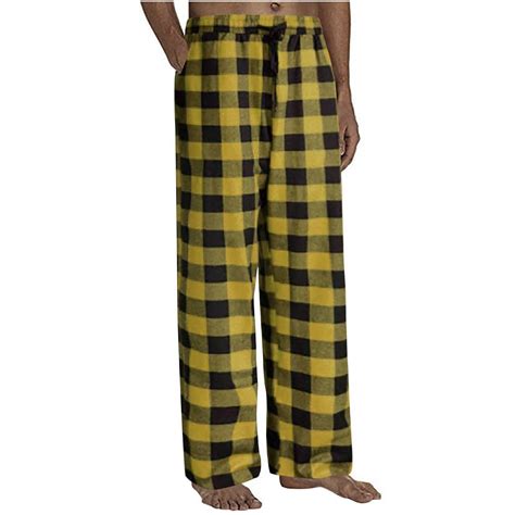 Sksloeg Plaid Pants For Women Buffalo Plaid Comfy Lounge Pants Plus