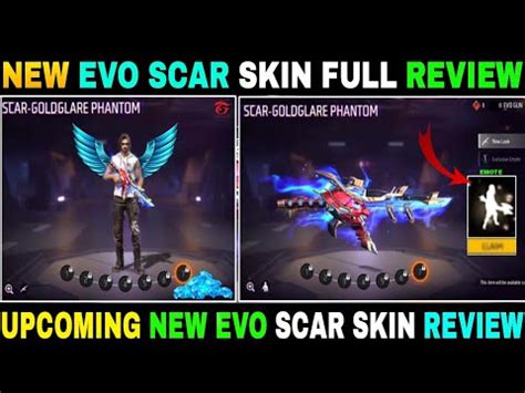 Free Fire New Scar Evo Skin New Evo Gun Scar Evo Scar Skin Full