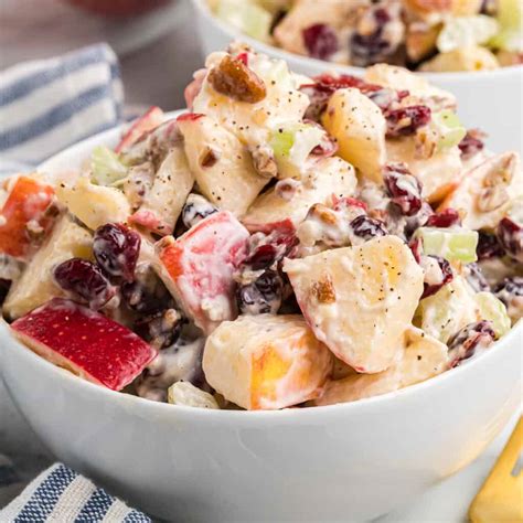 Cranberry Waldorf Salad Recipe Lanas Cooking