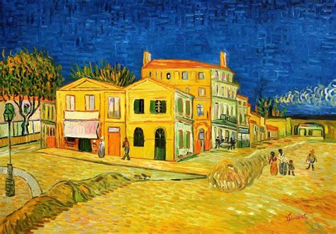 Vincent van Gogh La casa amarilla i98972 80 x 110 cm cuadro Etsy España