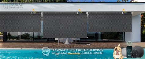 Amazon Yoolax Motorized Outdoor Shades Smart Patio Blinds