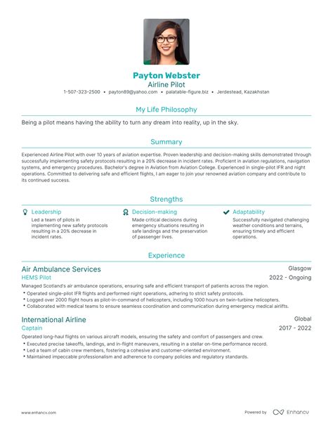 3 Successful Airline Pilot Resume Examples And Writing Tips For 2024