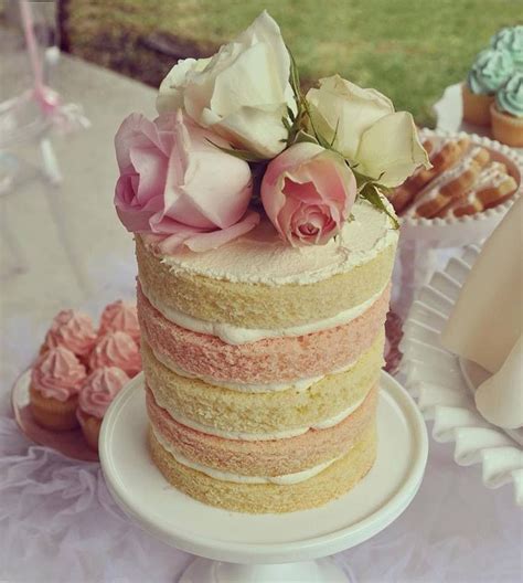 Rustic Naked Cake Who Needs Icing When A Cake Looks This Pretty