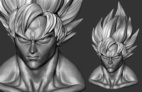 Goku Spike Hair Street Fighter Art Character Modeling Goku