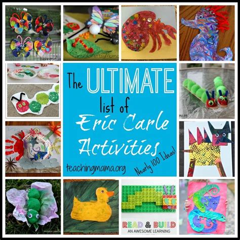 The Ultimate List Of Eric Carle Activities Eric Carle Activities