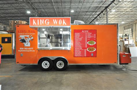 King Wok 8x20 Food Trailer Food Trucks For Sale Concession Nation Food Trailers