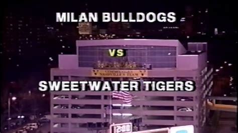 1993 Sweetwater Wildcats Intro State Championship Game Youtube