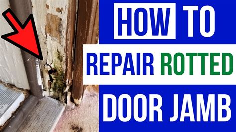 How To Repair Rotted Door Jamb Youtube