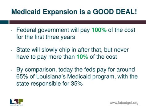 Ppt Medicaid Expansion Is Right Choice For Louisiana Powerpoint Presentation Id1674209