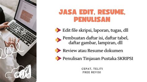 Jasa Penulisan Tinjauan Pustaka Skripsi Resume Jurnal Artikel