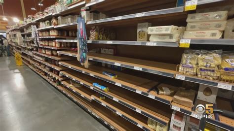 Bay Area Grocery Stores Struggle To Keep Shelves Full Amid Supply