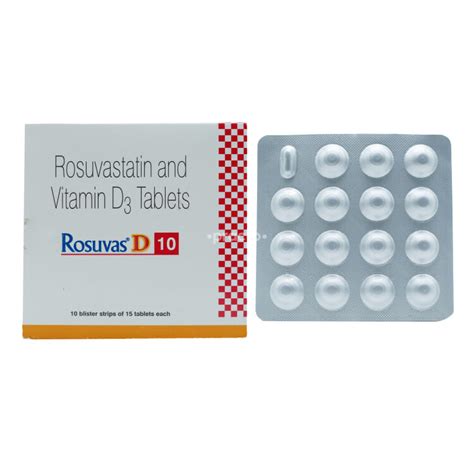 Rosuvas D Tablet Uses Dosage Side Effects Price Composition