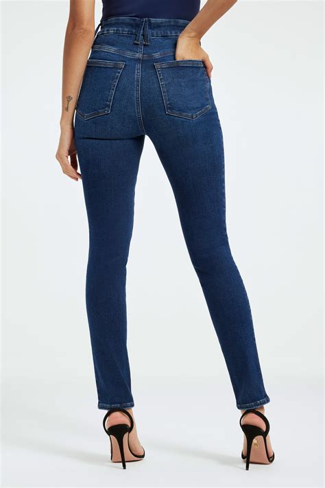 Always Fits Good Legs Skinny Jeans Indigo446 Good American