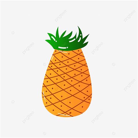 Vector De Abacaxi Desenhado Manualmente Png Abacaxi Fruta