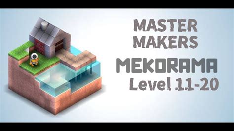 Mekorama Master Makers Walkthrough Level 11 20 All Stars YouTube