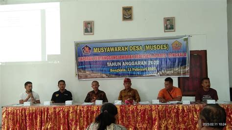 Musdes Laporan Pertanggungjawaban Realisasi Apbdesa Bengkala Website