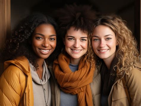 Premium AI Image | a group of women smiling for a photo