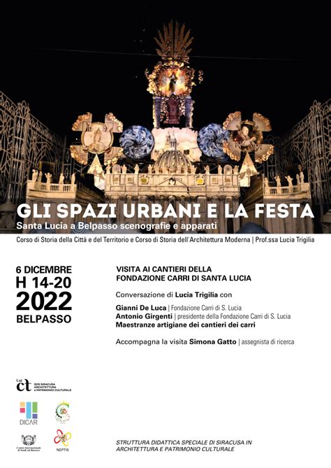 Gli Spazi Urbani E La Festa Santa Lucia A Belpasso Scenografie E