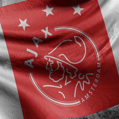 Ajax Vlag Wit Rood Wit Logo X Cm Bol