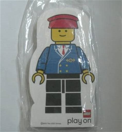 4229620 Memo Pad Minifig L Railway Employee Brickipedia The LEGO