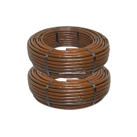 Tuyau d arrosage goutte à goutte 16mm à 33 cm marron 200 mètres