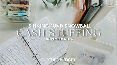 Cash Stuffing November No Update Debt Sinking Funds