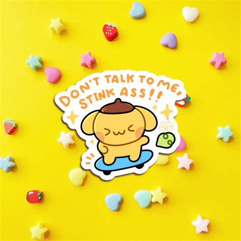Don T Talk To Me Stink Ass Vinyl Sticker