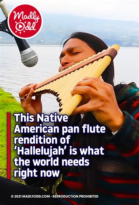 A Native American Musical Duo Plays The 1984 Song Hallelujah With