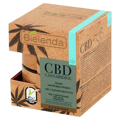 Bielenda CBD Cannabidiol Krem nawilżająco kojący na dzień noc 50 ml