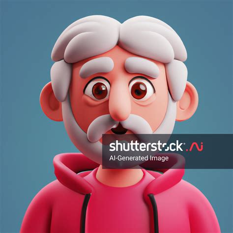 Old White Man White Hair Goatee Ai Generated Image 2328029469