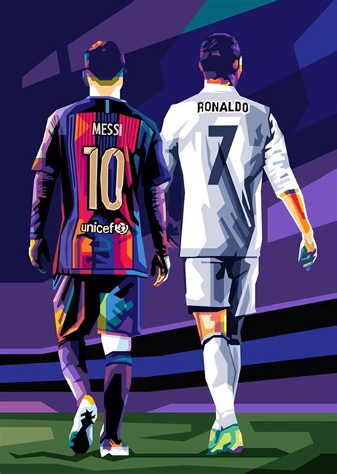 Messi And Ronaldo Posters And Prints By Agil Topann Printler